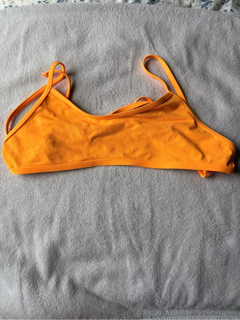 Orange Jolyn Clothing Bikini Top